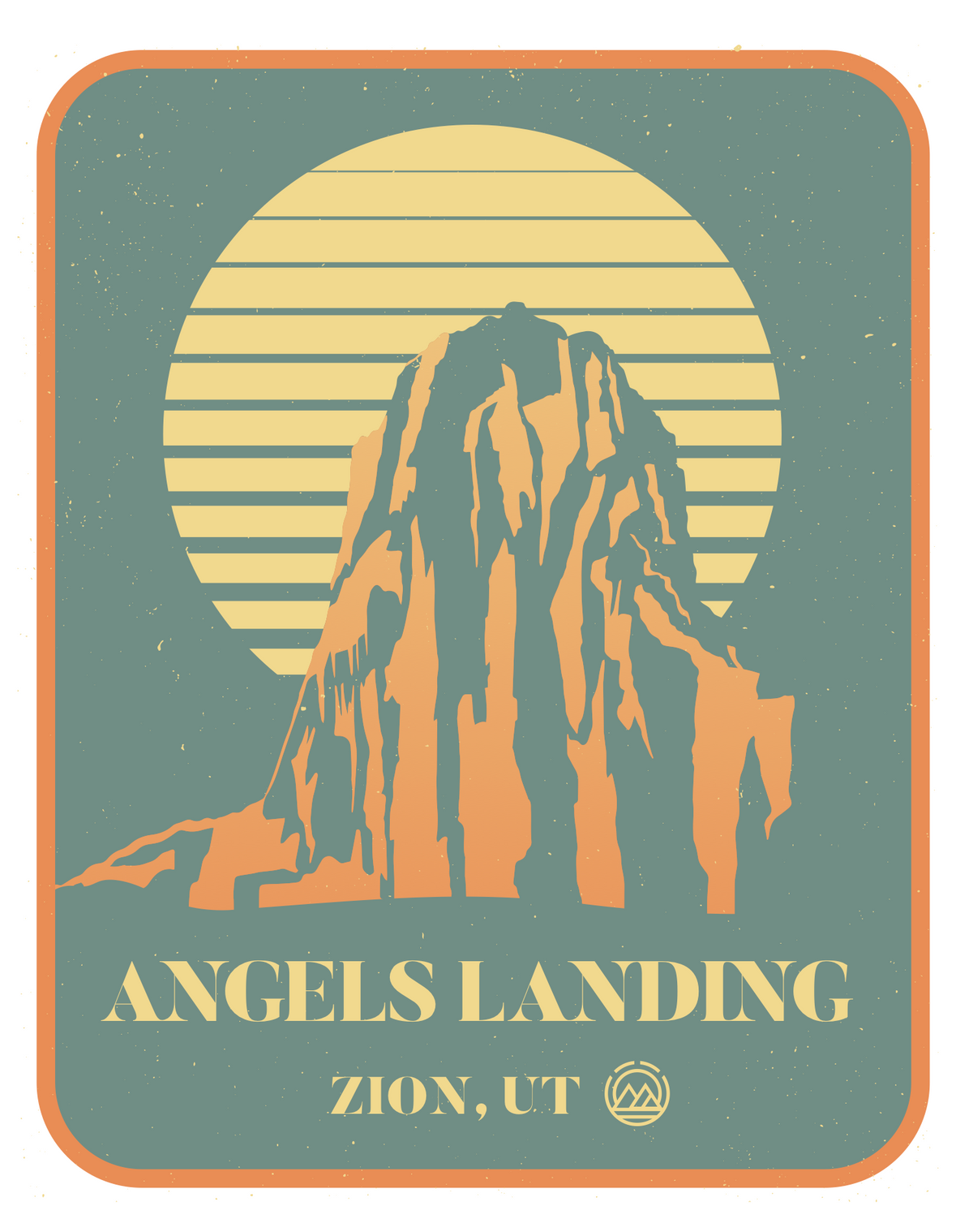 Angel's Landing short sleeve MAGO t-shirt in white